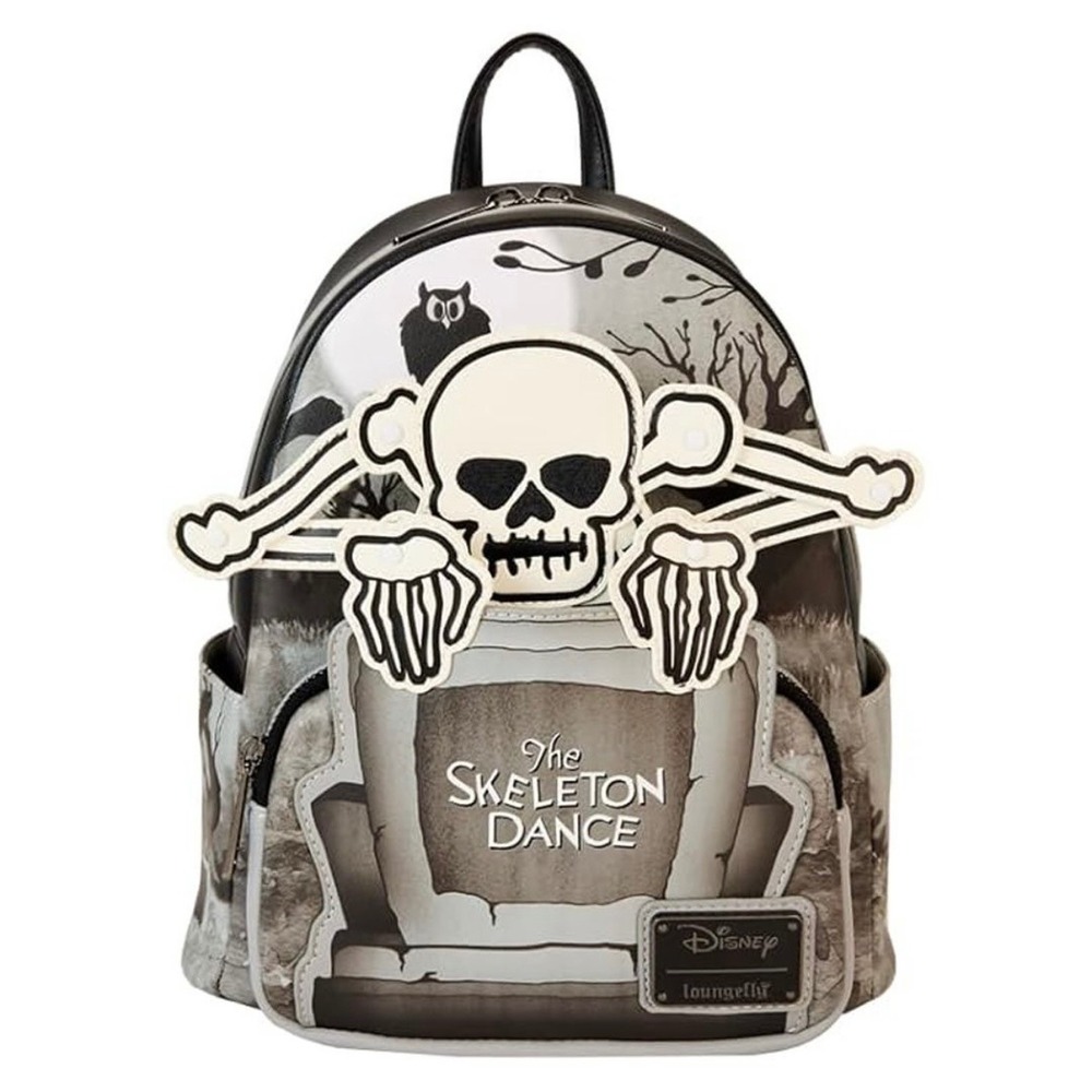 Loungefly Disney The Skeleton Dance Silly Symphony GITD Mini Backpack